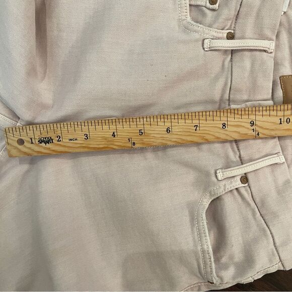 Mother Jeans High-Waisted Looker Dagger Ankle Fray Blush Women's 25 Light Pink - Picture 13 of 16